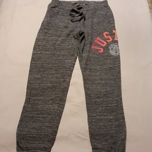 Girls Justice sweat pants size 8